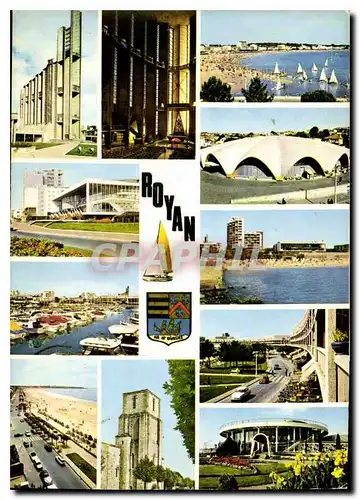 Cartes postales moderne Cote de Beaute Royan Charente Maritime L'Eglise Notre Dame