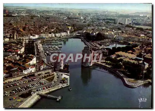 Moderne Karte La Rochelle Charente Maritime Vue generale du Port