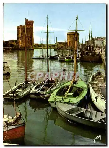 Moderne Karte La Rochelle Charente Maritime L'Entree du Vieux Port