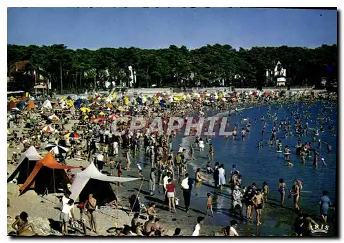 Moderne Karte Cote de Beaute La Plage de St Palais sur Mer a l'heure du bain