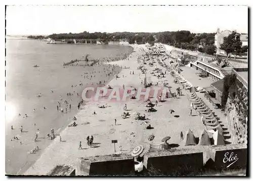 Moderne Karte Fouras La Plage A gauche la Piscine