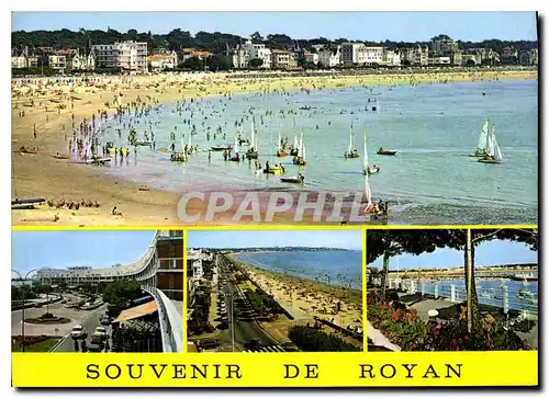 Moderne Karte Souvenir de Royan