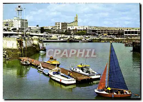 Moderne Karte Royan Charente Maritime L'entree du Port Bateaux de peche