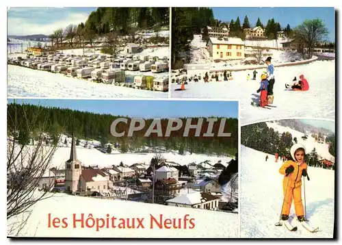 Moderne Karte Les Hopitaux Neufs Doubs
