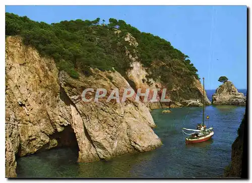 Moderne Karte Costa Brava La Foradada d'en Castell