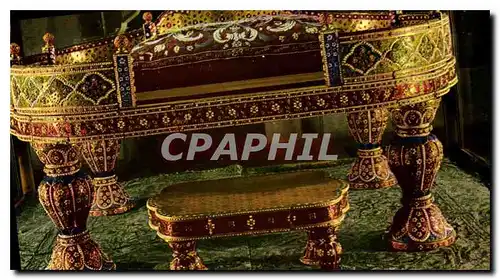 Cartes postales moderne Sah Ismail adina izafe taht Topkapi Sarayi