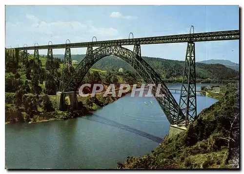 Cartes postales moderne Viaduct de Garabit Canal construit pa Eifel Ligene de Beziers a Clermont Ferrand