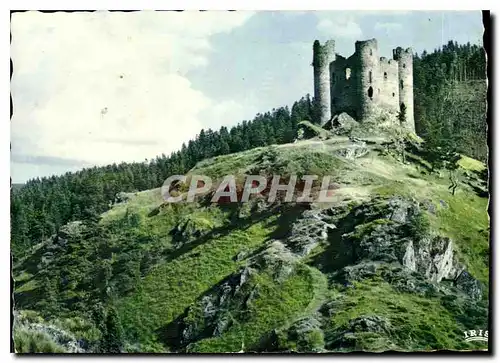 Moderne Karte Cantal Pittoresque La Chateau d'Alleuze