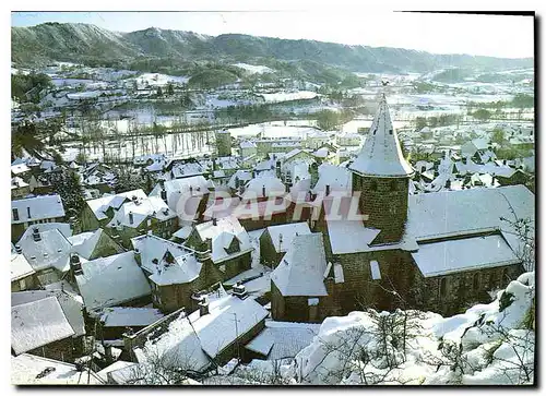 Moderne Karte Les Monts du Cantal en Hiver Vic sure Cere