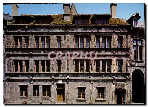 Moderne Karte Saint Flour Cantal La Maison des Consuls Facade du XIV le siecle