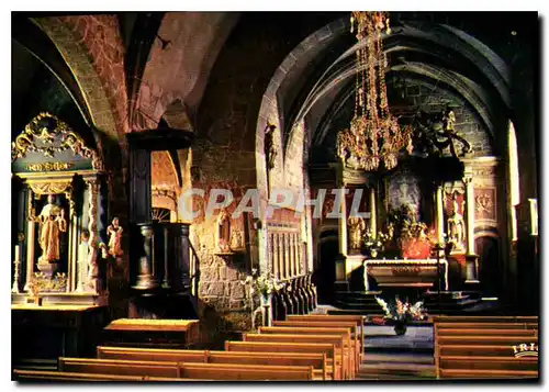 Cartes postales moderne Saint Cervin Cantal Interieur de l'Eglise