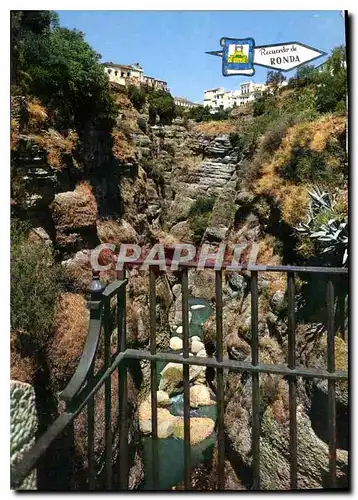 Cartes postales moderne Ronda Le Tajo des Pont Vieux