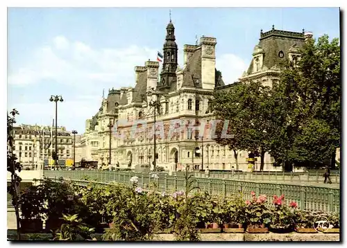 Cartes postales moderne Sous Le Ciel de Paris Le Pont d'Arcole et l'Hotel de Ville