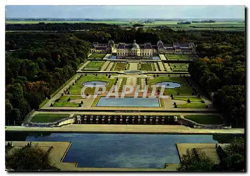 Moderne Karte Chateau de Vaux le Vicomte Construit par le Vau