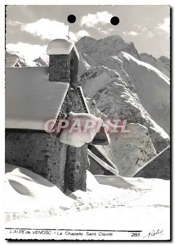 Moderne Karte L'Alpe de Venosc La Chapelle Saint Claude