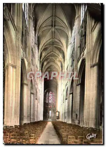 Cartes postales moderne Tours La Grande Nef de la Cathedrale Saint Gotien