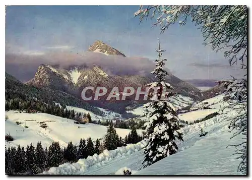 Moderne Karte Paysage hivernal