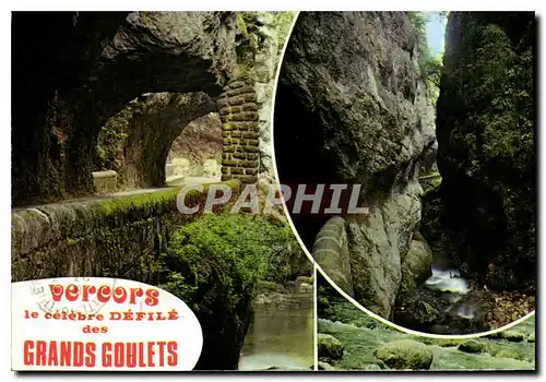 Cartes postales moderne Vercors le Celebre Defile des Grands Goulets