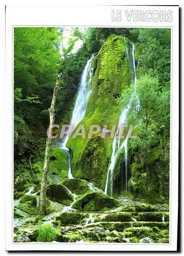 Cartes postales moderne Images de France Isere La Cascade Verte