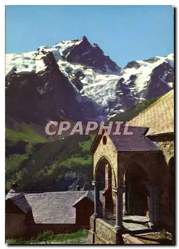 Cartes postales moderne Eglise des Terrasses et Grand Pic de la Meije