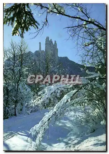 Moderne Karte Paysage Hivernal Les Trois Pucelles