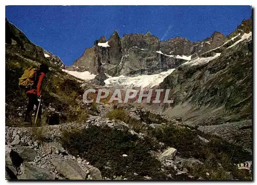 Cartes postales moderne En Oisans Vallee des Etancons face Sud de la Meije