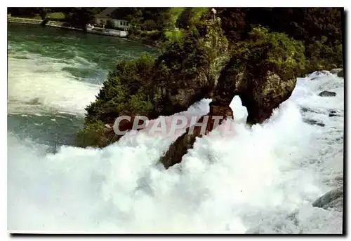 Moderne Karte Rheinfall Schweiz