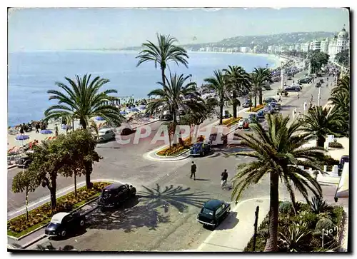 Moderne Karte La Cote d'Azur miracle de la nature Nice Alpes Maritimes Promenade des Anglais