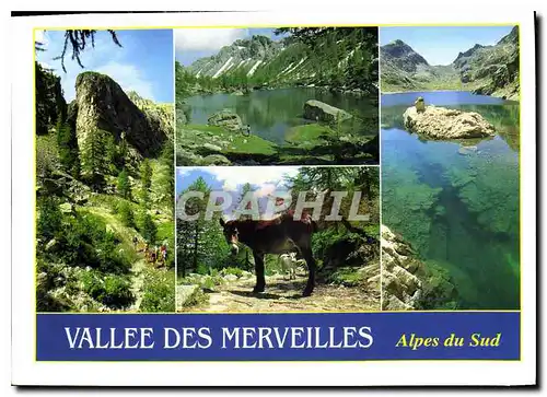 Cartes postales moderne Vallee des Merveilles Alpes Maritimes Entre les Vallees de la Roya et de la Vesubie dans une reg