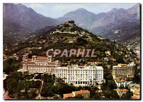 Cartes postales moderne Les Sites Merveilleux de la Cote d'Azur Menton la Colline de l'Annonciade Au Sommet le Monastere