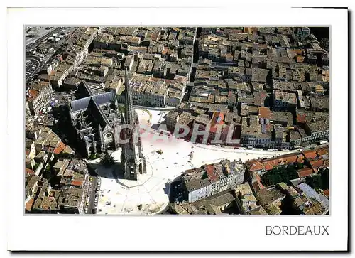 Cartes postales moderne Bordeaux Gironde la fleche et l'eglise Saint Michel