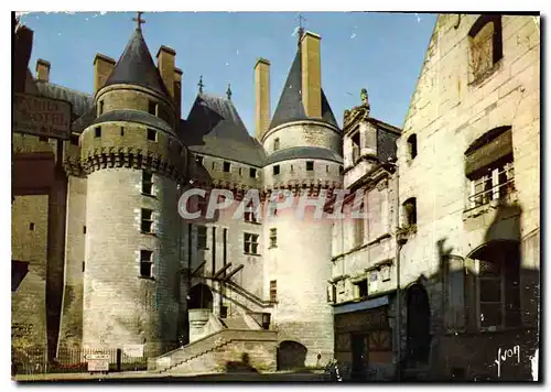 Cartes postales moderne Val de Loire Chateau de Langeais Indre et Loire Facade Principale