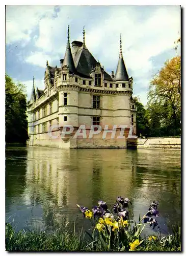 Cartes postales moderne Les Chateaux de la Loire Azay le Rideau Indre et Loire le Chateau fut construit par Gilles Berth