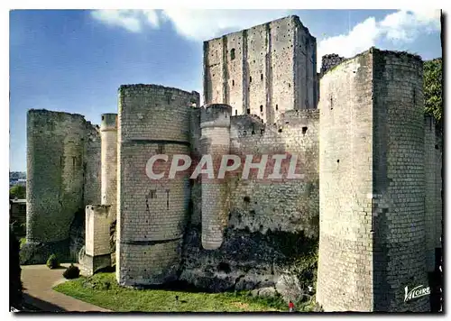 Cartes postales moderne Les Merveilles du Val de Loire Loches Indre et Loire le Donjon Xi XIi siecle et les tours a bec