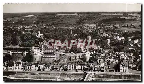 Cartes postales moderne En Avion au dessus des Chateaux de la Loire Amboise I et L