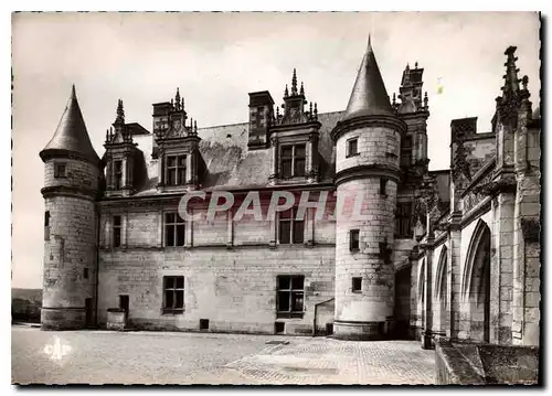 Moderne Karte Amboise le Chateau Aile Louis XII