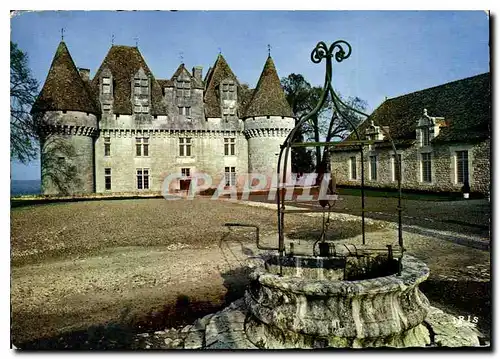 Moderne Karte Chateaux de la Dordogne Monbazillac construit vers 1550