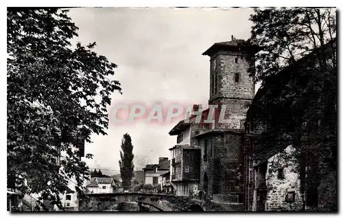 Moderne Karte Saint Jean Pied de Port B Pyr le Vieux Pont et l'eglise