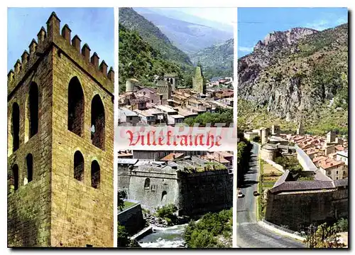 Moderne Karte Art et Couleurs du Conflent Villefranche de Conflent cite historique XI a XVIII S Divers aspects