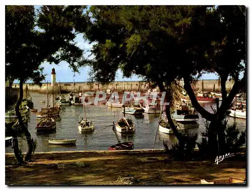 Moderne Karte Sur la Cote de lumiere Ile d'oleron La Cotiniere Port de Peche