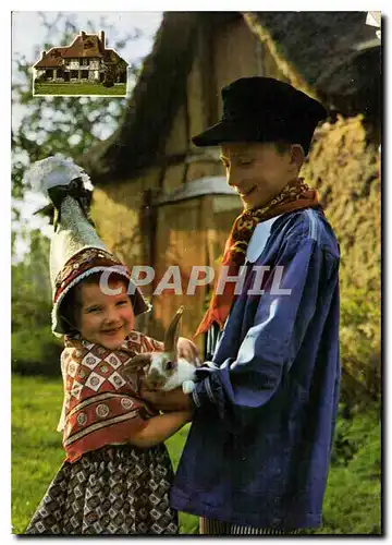 Moderne Karte Folklore Normande j'ai t'n'affe j'te l'vendrais pas i'n'artrouv'rai eu aussi belle beyte