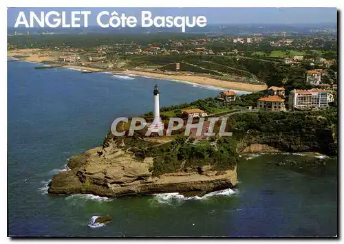 Moderne Karte Anglet vue aerienne