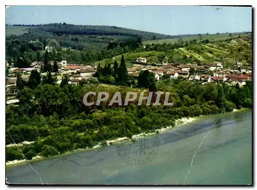 Moderne Karte Priay Ain vue generale aerienne