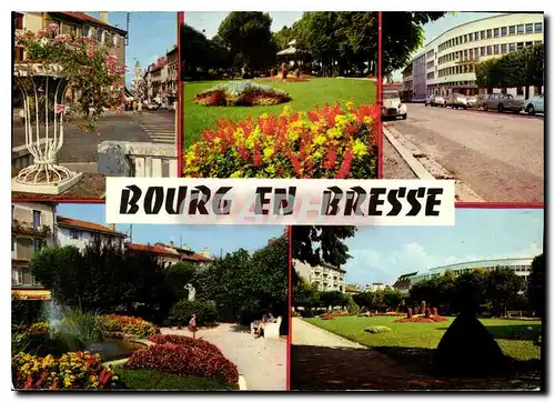 Moderne Karte Bourg en Bresse Ain