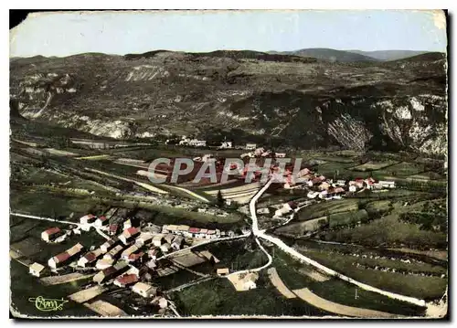 Moderne Karte Ordonnaz Ain vue generale aerienne