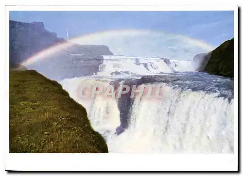 Cartes postales moderne Gullfos the Golden Falls