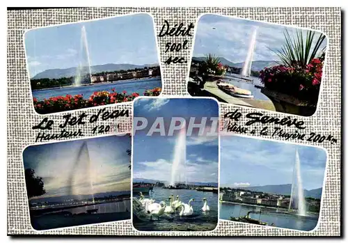 Cartes postales moderne Le Jet d'eau de Geneve