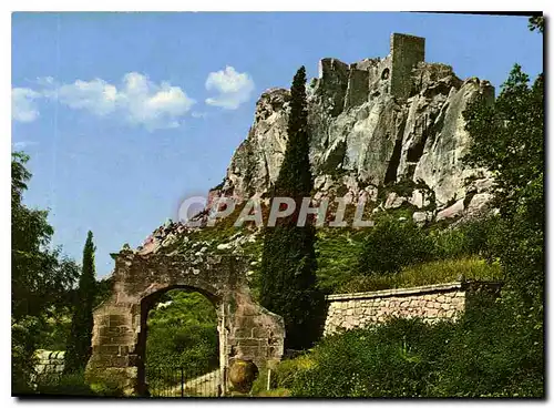 Moderne Karte Au Coeur de la provence les Baux de provence le Donjon du Chateau monument historique du XIII S