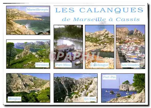 Cartes postales moderne Les Calanques B du R