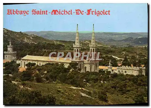 Moderne Karte Tarascon et ses environs l'Abbaye de St Michel de frigolet occupee par les Premontres et le sieg